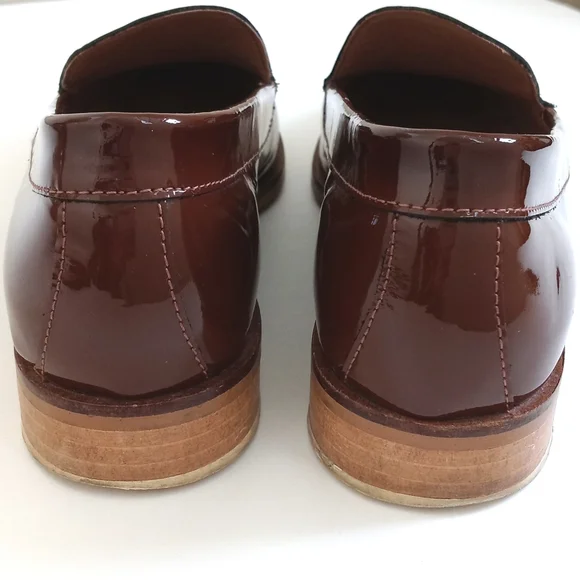 Everlane Brown Patent Leather Loafers - Picture 10 of 12